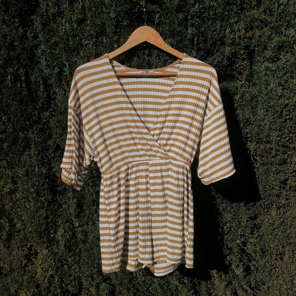 Urban striped romper